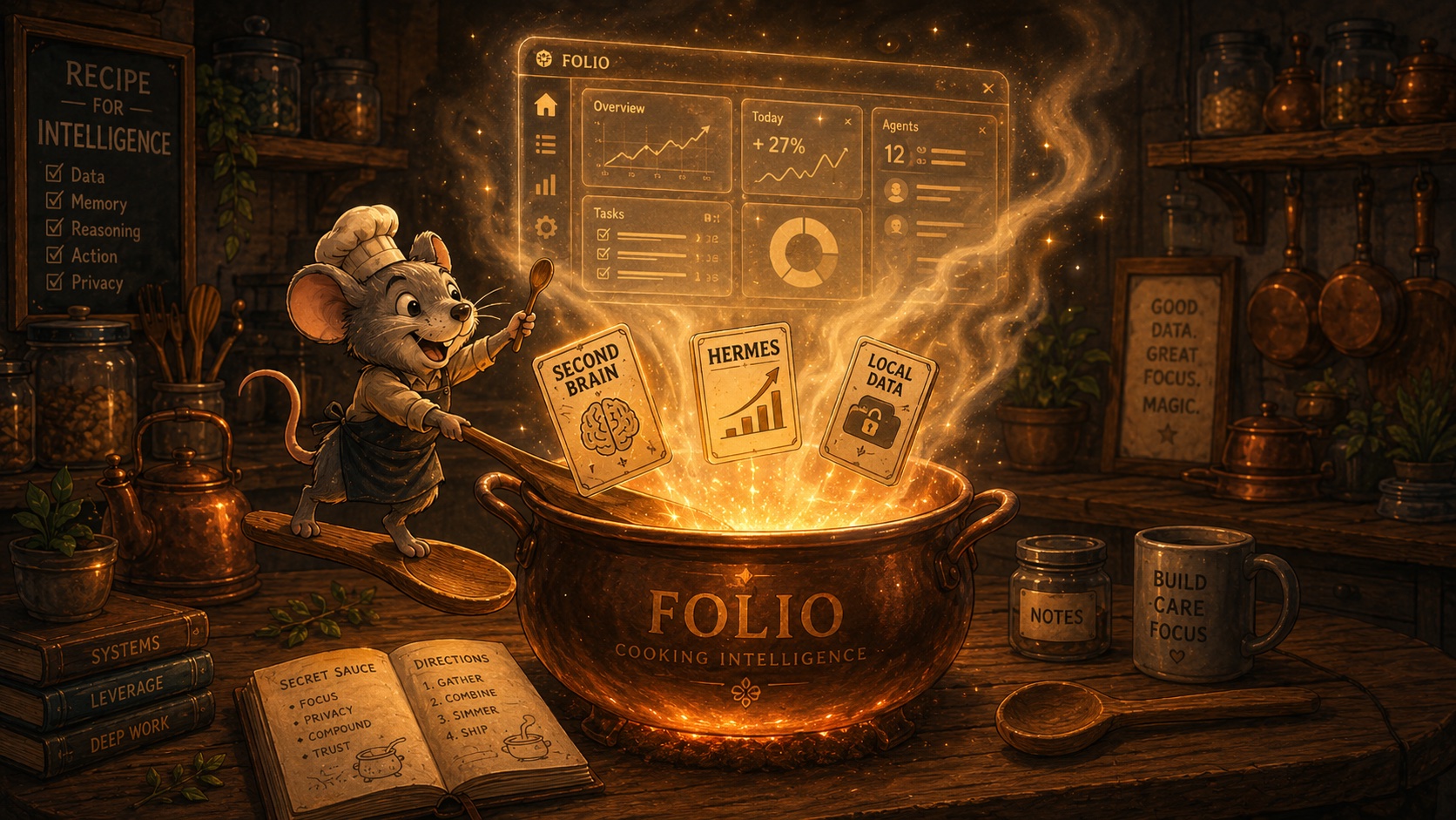 The mouse cooks up Folio